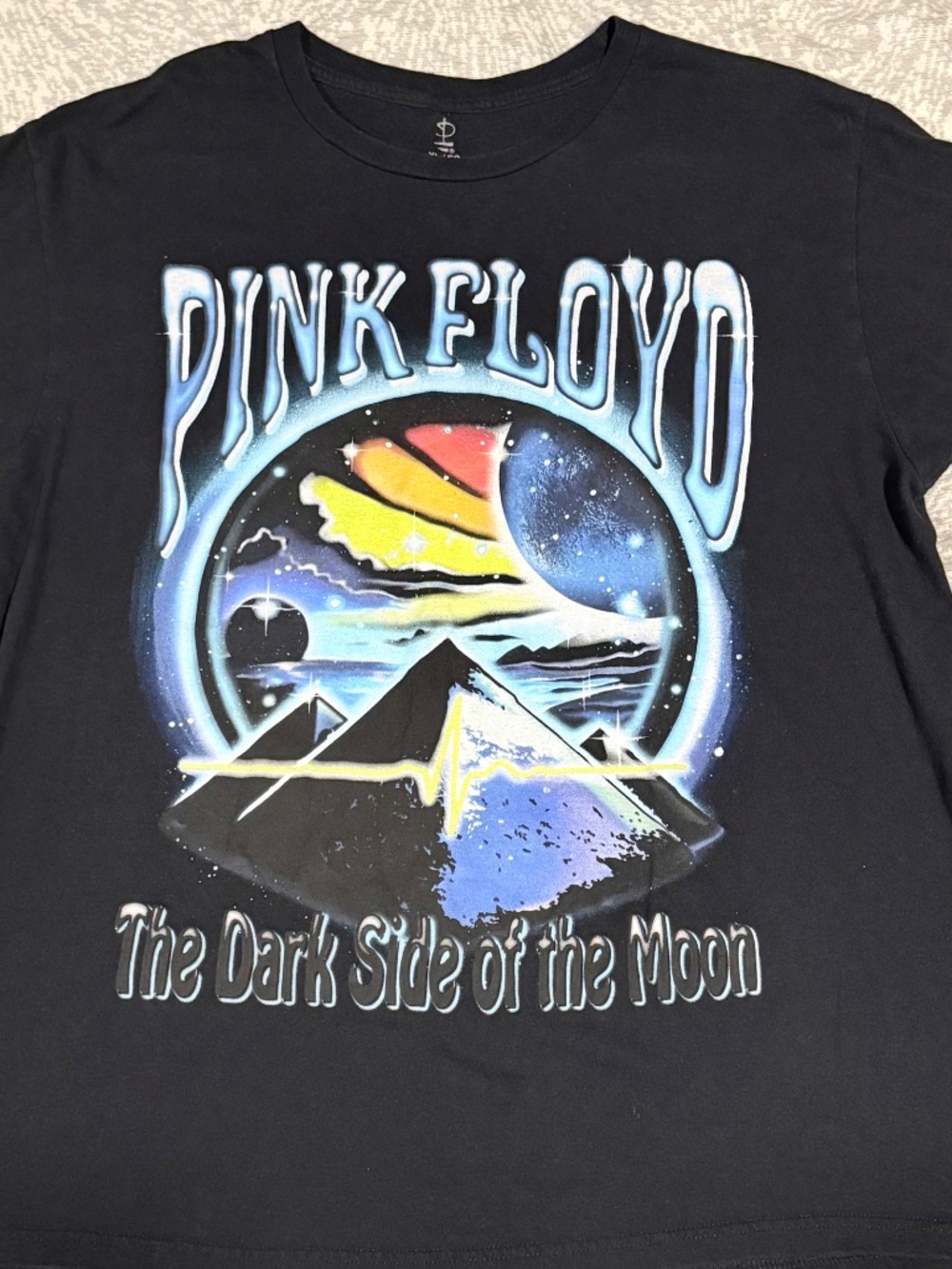 Pink Floyd The Dark Side of the Moon Graphic T-Shirt - XL - Black Band Tee - Picture 2 of 3